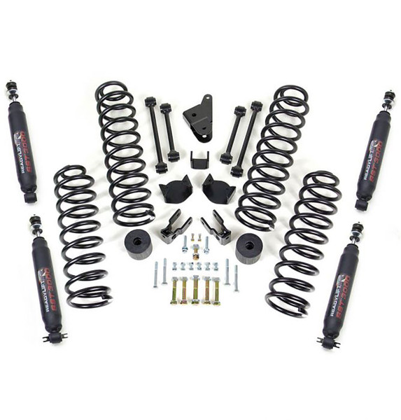 ReadyLIFT 4&quot; Coil Spring Lift Kit w/ SST3000 Shocks 2007-2018 Jeep JK Wrangler 4WD 69-6401