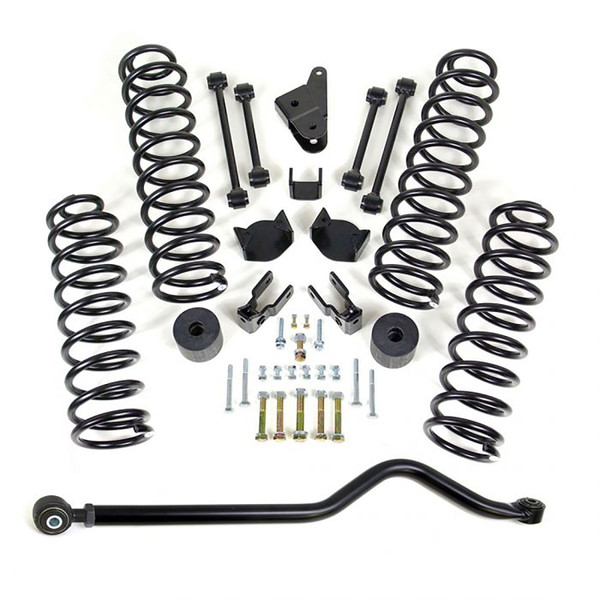 ReadyLIFT 4&quot; Coil Spring Lift Kit w/ Adjustable Track Bar 2007-2018 Jeep JK Wrangler 4WD 69-6402