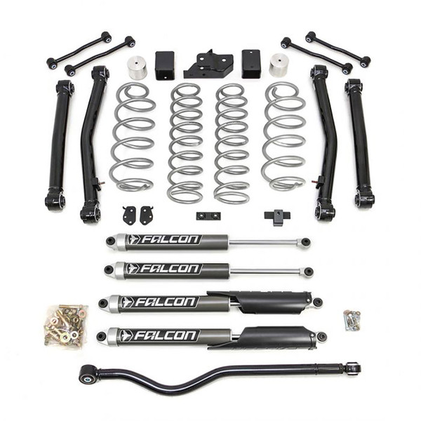 ReadyLIFT Terrain Flex 4-Arm Kit w/ Falcon 2.1 Monotube Shocks 2018-2021 Jeep JL Wrangler 4WD 69-6837