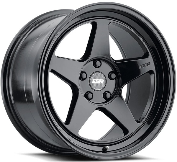 18x9.5 ESR CR5 Gloss Black 5x120 15mm (CUSTOM)