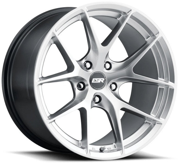 19x10.5 ESR RF2 Hyper Silver (Rotary Forged) 5x110 30mm (CUSTOM)