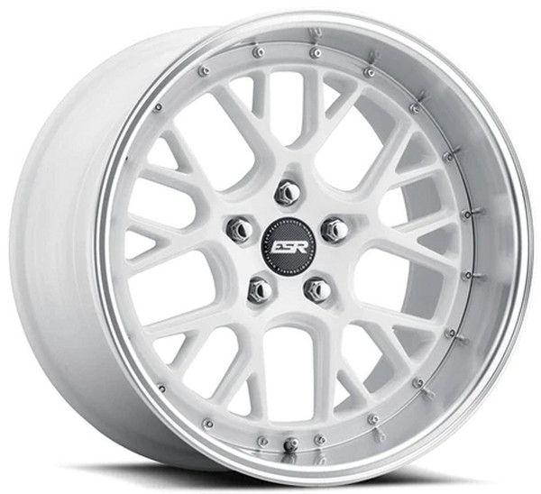 18x10.5 ESR CS11 Gloss White 5x115 22mm (CUSTOM)