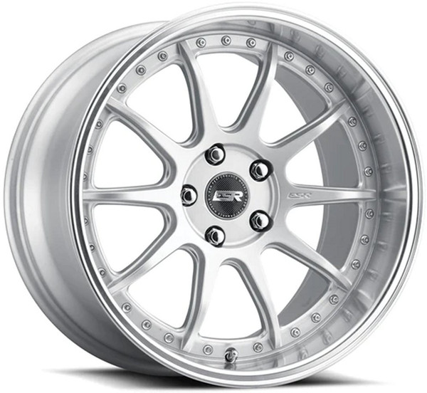 19x8.5 ESR CS12 Hyper Silver 5x120 30mm (CUSTOM)
