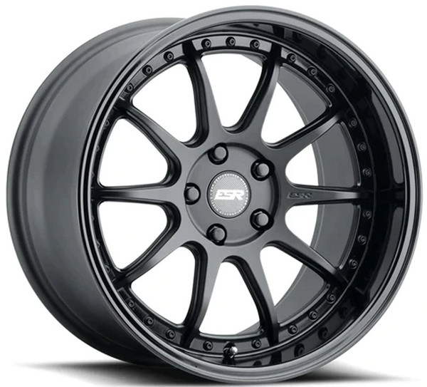 19x9.5 ESR CS12 Matte Black 5x112 22mm (CUSTOM)