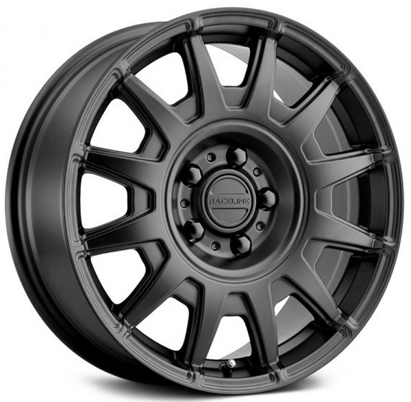 15x7 Raceline 401B Aero Satin Black 5x100 15mm