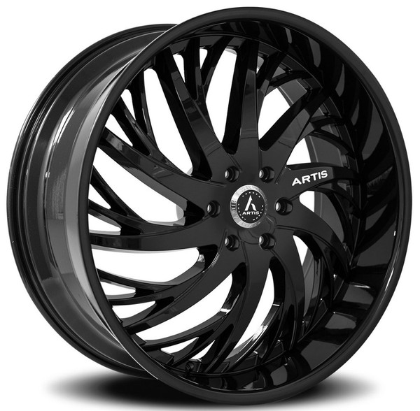 24x9 Artis Decatur Glossy Black 5x115 15mm