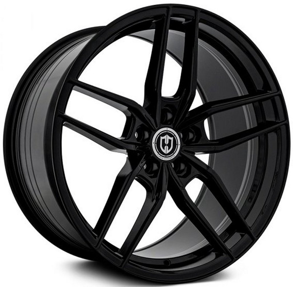 20x10 Curva Concepts CFF25 Gloss Black (Flow Forged) 5x4.5/114.3 40mm