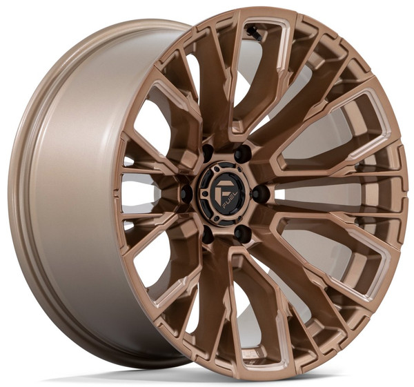 22x12 Fuel Off-Road Rebar 6 Platinum Bronze Milled D850 6x5.5/139.7 -44mm (* May Require Trimming)