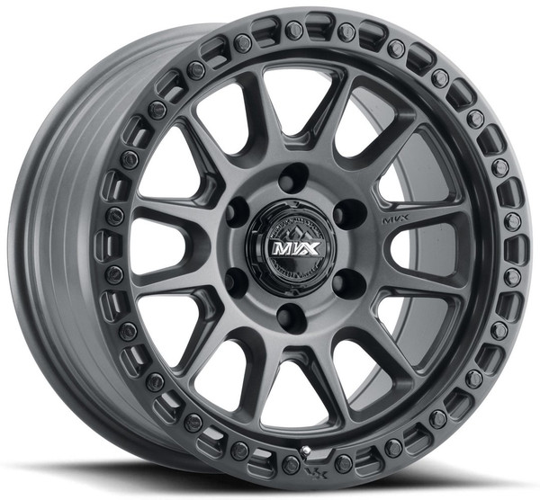 18x9 MVX Off-Road VX12 Matte Graphite 6x5.5/139.7 0mm