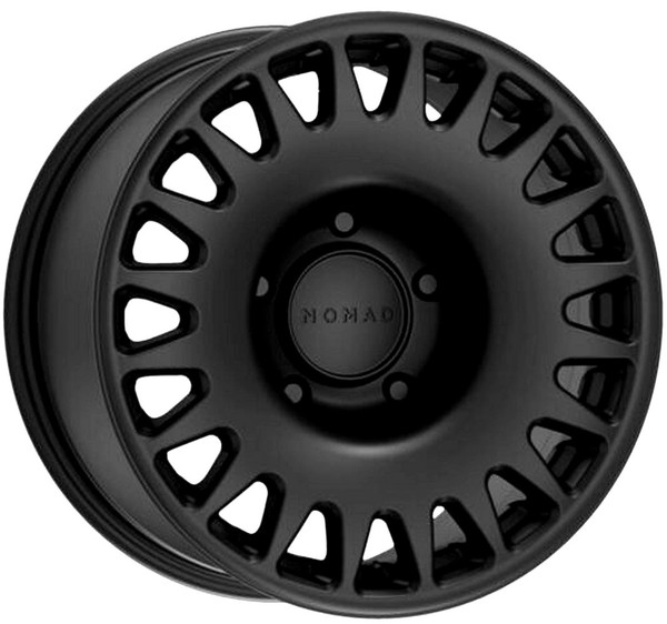 (Clearance - No Returns) 17x8.5 Nomad Off-Road 503 Sahara Satin Black (Flow Form) 5x5/127 -10mm