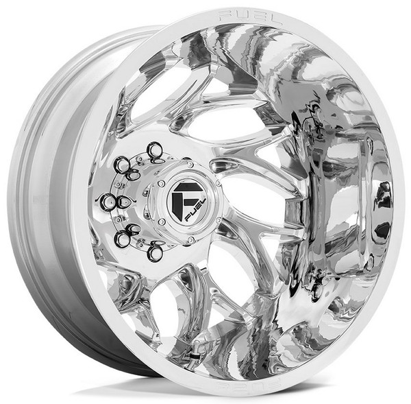 20x8.25 Fuel Off-Road Runner Chrome Dually Rear Outer D740 8X210 -221MM 154.3 C.B.