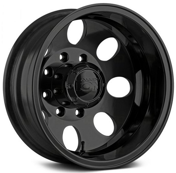 17x6.5 ION Alloy Dually Rear 167 Matte Black 8X210 -142MM 154.2 C.B.