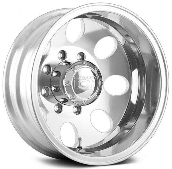 17x6.5 ION Alloy Dually Rear 167 Polished 8X200 -142MM 142.2 C.B.