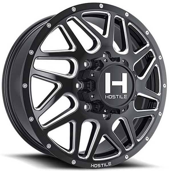 20x8.25 Hostile H401 Sprocket Dually Front Blade Cut 8X6.5/165 123 MM 121.6 C.B.