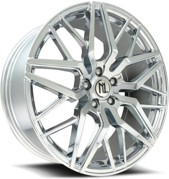 22x9 Modern Luxury ML3 Chrome 5x120 35mm