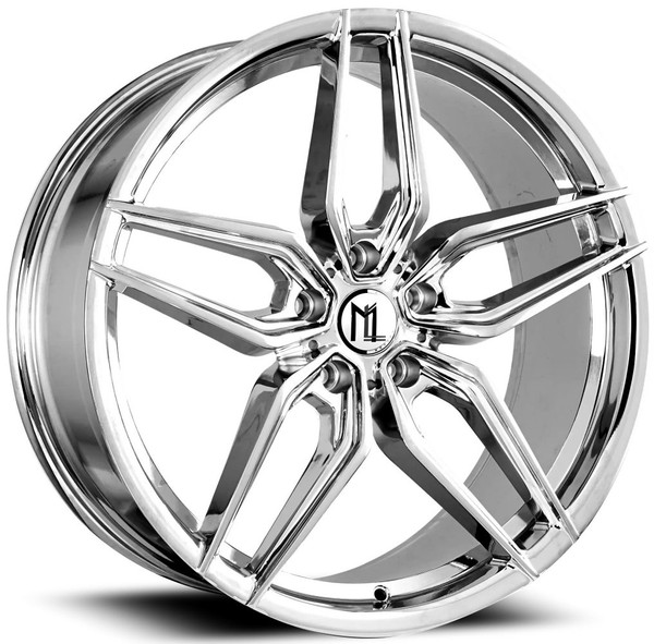 20x10 Modern Luxury ML5 Chrome 5x4.5/114.3 40mm