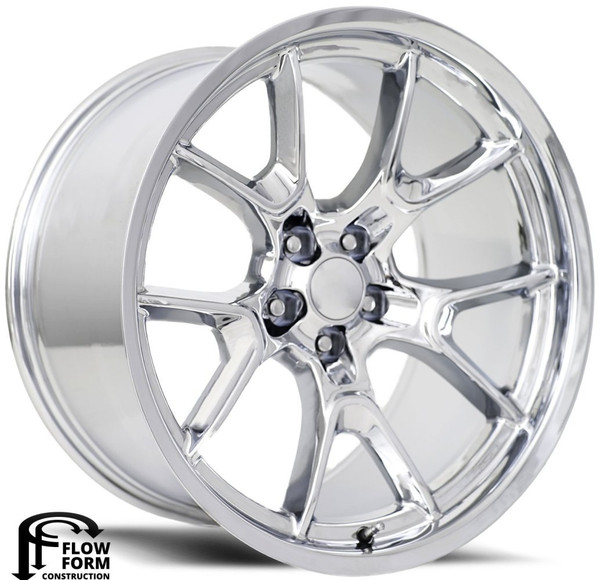 20x11 Dodge Anniversary Replica Wheel Chrome FR66F (Flow Form) 5x115 -3mm