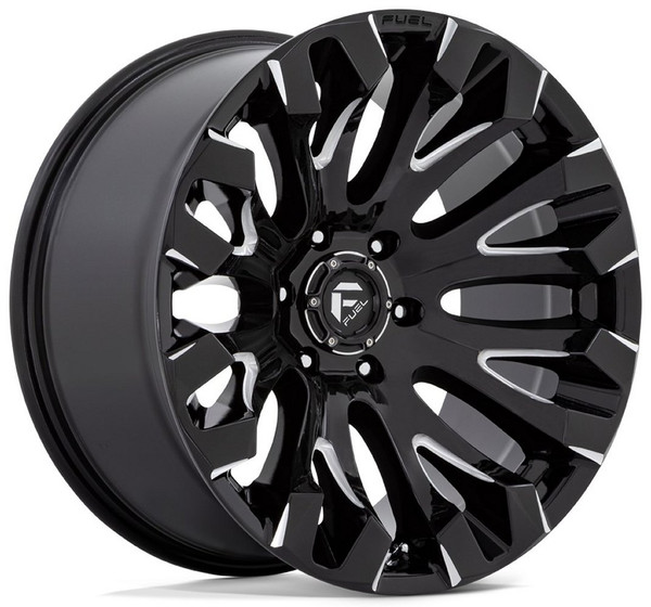 18x9 Fuel Off-Road Quake Gloss Black Milled D828 6x135 1mm