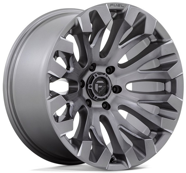 (Clearance - No Returns) 20x9 Fuel Off-Road Quake Platinum D830 6x135 1mm