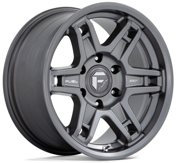 (Clearance - No Returns) 17X9 Fuel Off-Road Slayer Matte Gunmetal D838 5x5/127 -38mm