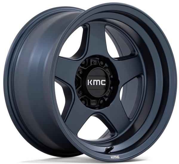 17x8.5 KMC KM728 Metallic Blue 6x5/139.7 18mm