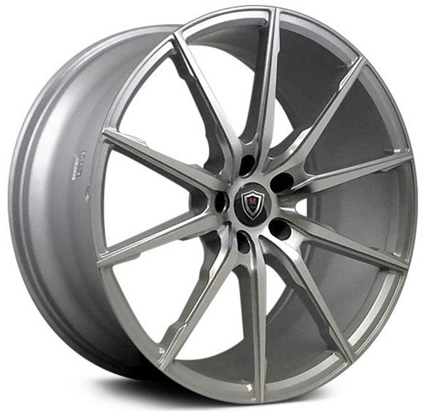 20x10.5 Marquee M1035 Silver Machined (Flow Formed) 5x120 40mm