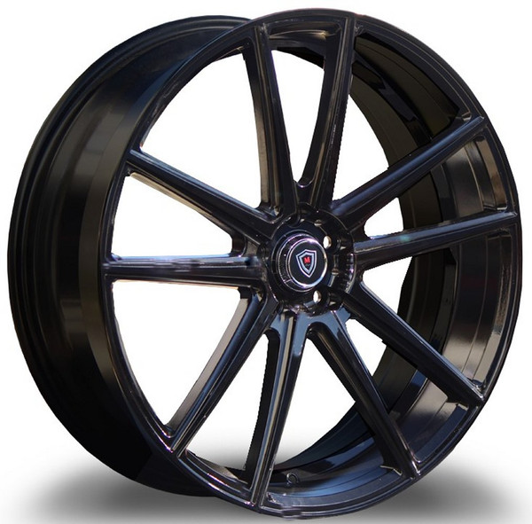 22x8 Marquee M3197 Gloss Black  5x4.5/114.3 35mm
