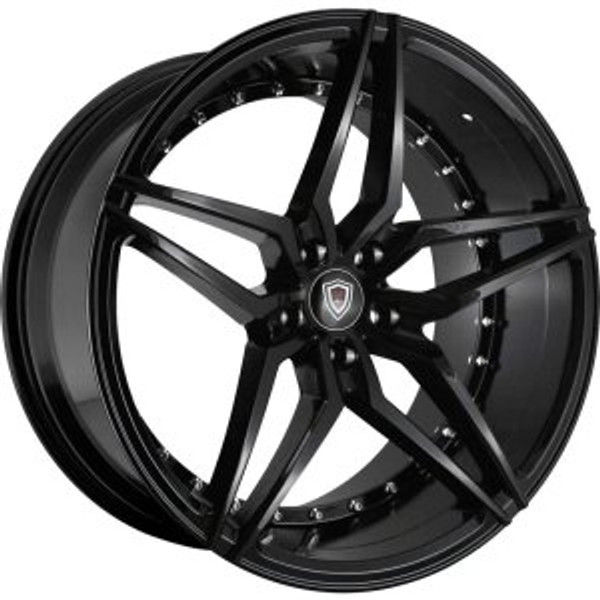 19x8.5 Marquee M3259 Gloss Black 5x120 33mm