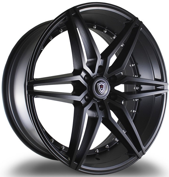 22x9.5 Marquee M3259B Satin Black 6x5.5/139.7 25mm