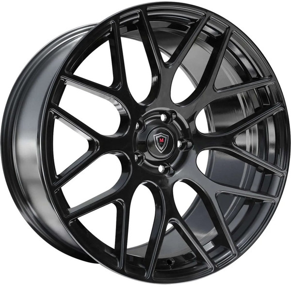 20x9 Marquee M6981 Gloss Black (Flow Formed) 5x115 15mm