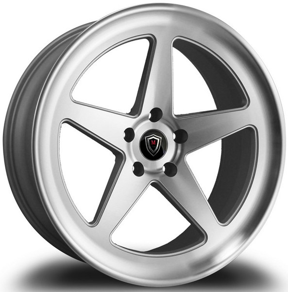20x10.5 Marquee M9535 Silver Machined (Flow Formed) 5x120 35mm