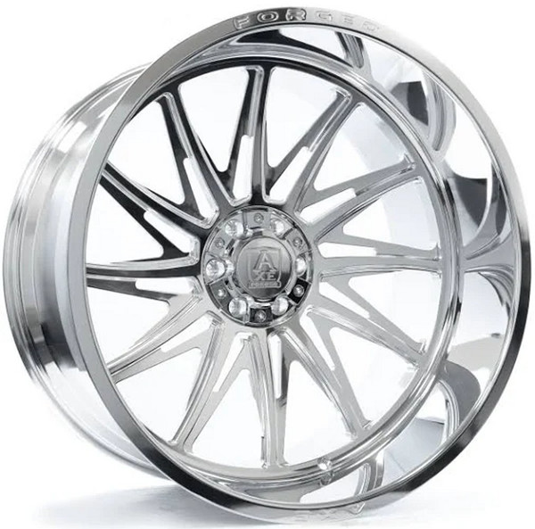 24x12 AXE Offroad AF9 Forged Fully Polished (Full Forged) (* May Require Trimming) 8x6.5/165 -44mm