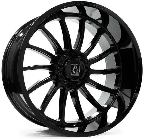 24x12 AXE Offroad Chronus Gloss BlackÃ‚Â (* May Require Trimming) 6x135 6x5.5/139.7 -44mm