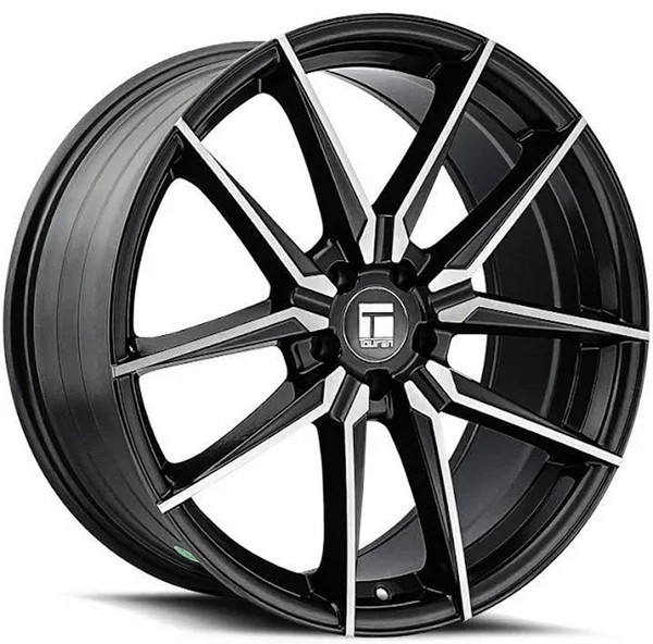 20x9 Touren TR94 Brushed w/ Dark Graphite Window 5x120 35mm