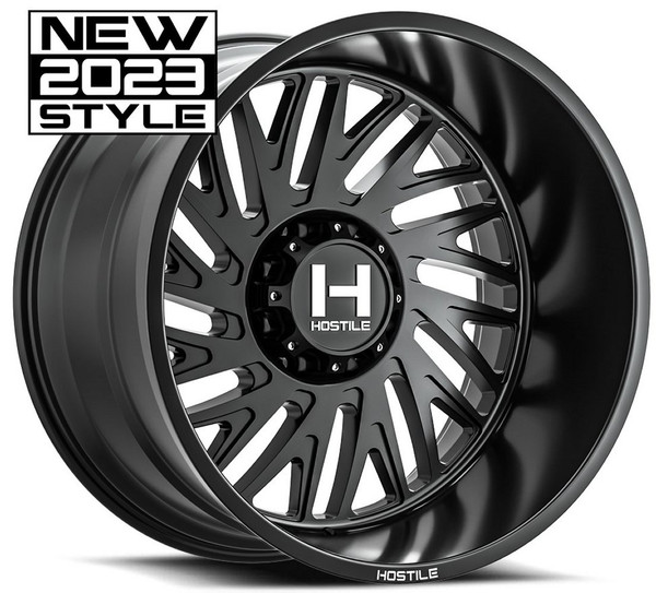 20x10 Hostile H131 Syclone Asphalt (8 Lug) 8x180 -19mm