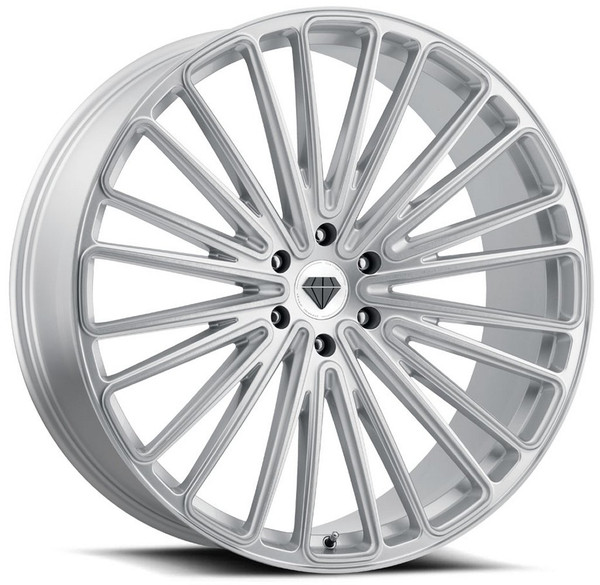26x10 Blaque Diamond BD-716 Silver Brushed Face (6 Lug) 6x5.5/139.7 20mm