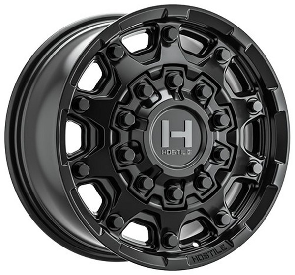18x9.5 Hostile H134 Condor Asphalt (8 Lug)  8x6.5/165 8x170 -18mm