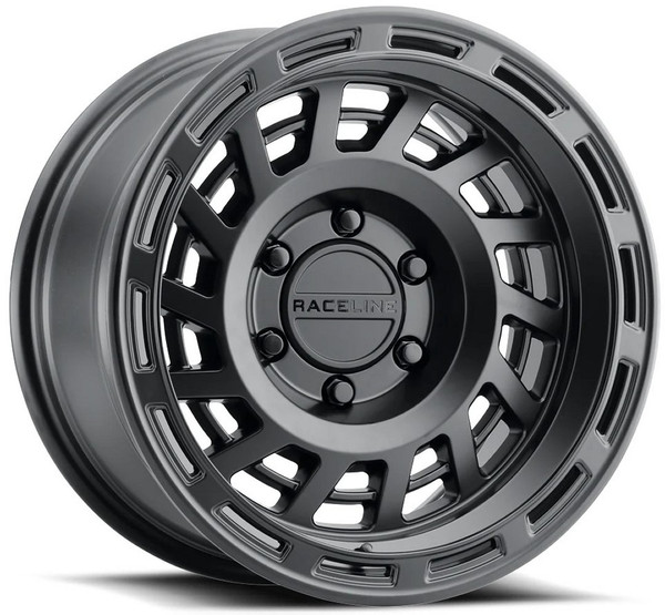 17x9 Raceline 957B Halo Satin Black 5x5/127 -12mm