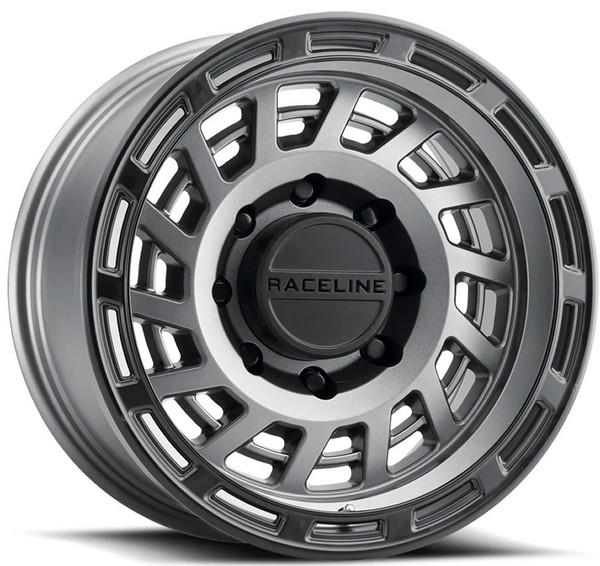 17x9 Raceline 957GB Halo Gunmetal w/ Black Ring 6x135 -12mm