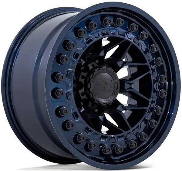(Clearance - No Returns) 18x9 Black Rhino Alpha Midnight Blue 6x135 0mm