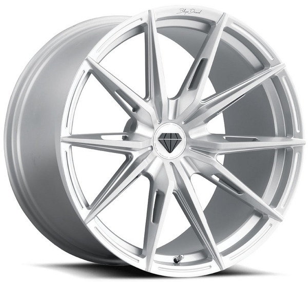 20x11 Blaque Diamond BD-F29 Brushed Silver (Super Deep Concave)  (Flow Forged) (CUSTOM)