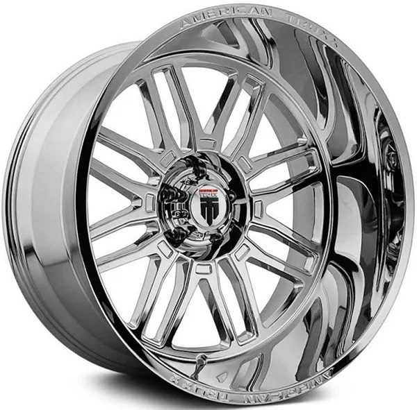 22x12 American Truxx AT1915 Restless Chrome (* May Require Trimming) 8x170 -44mm