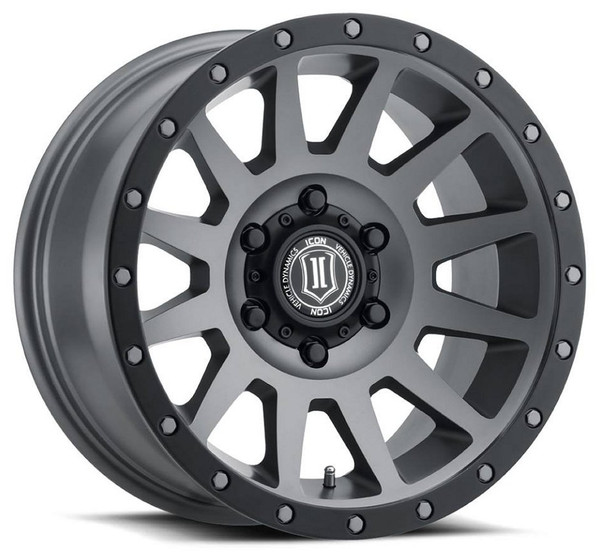 17x8.5 ICON Compression Titanium (6 Lug) 6x5.5/139.7 25mm