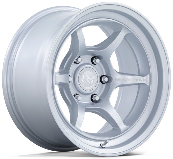 17x8.5 Black Rhino Shogun Hyper Silver 6x5.5/139.7 -10 mm