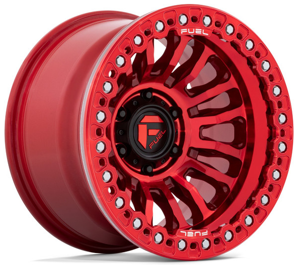 20x10 Fuel Off-Road Rincon Beadlock Candy Red FC125 8x6.5/165 -48mm