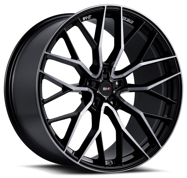 20x9 Savini SV-F2 Double Dark Tint w/ Gloss Black (Flow Form) (CUSTOM)
