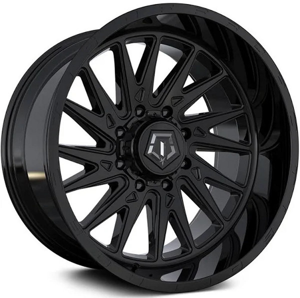 24x12 TIS Off-Road 547B Gloss Black (* May Require Trimming) 8x6.5/165 -44mm