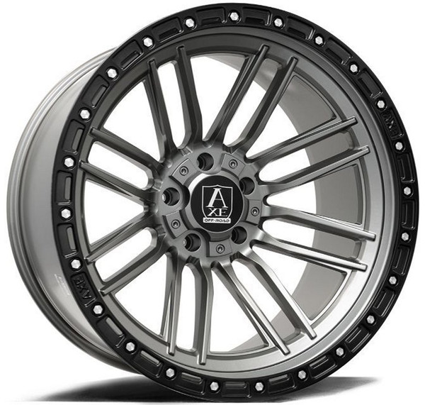 20x10 AXE Offroad Icarus Grey w/ Black Lip 6x5.5/139.7 -19mm