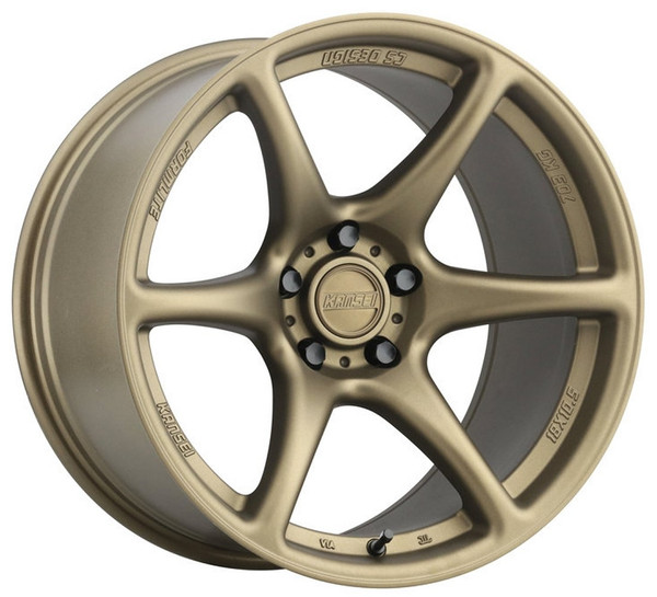 (Clearance - No Returns) 17x9 Kansei Tandem Textured Bronze 5x120 22mm
