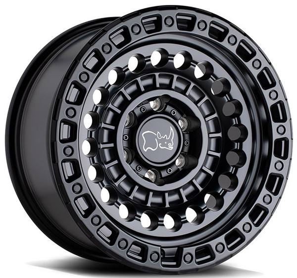 17x8.5 Black Rhino Sentinel Matte Black 5x5/127 -18mm